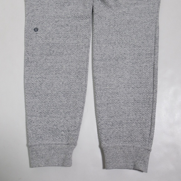 Lululemon Men's At Ease Jogger Heathered Melody Light Grey / Black Size S - Picture 9 of 12